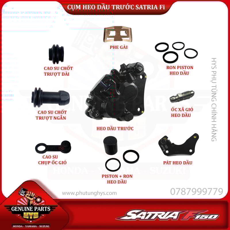 COMBO HEO DẦU TRƯỚC SATRIA FI