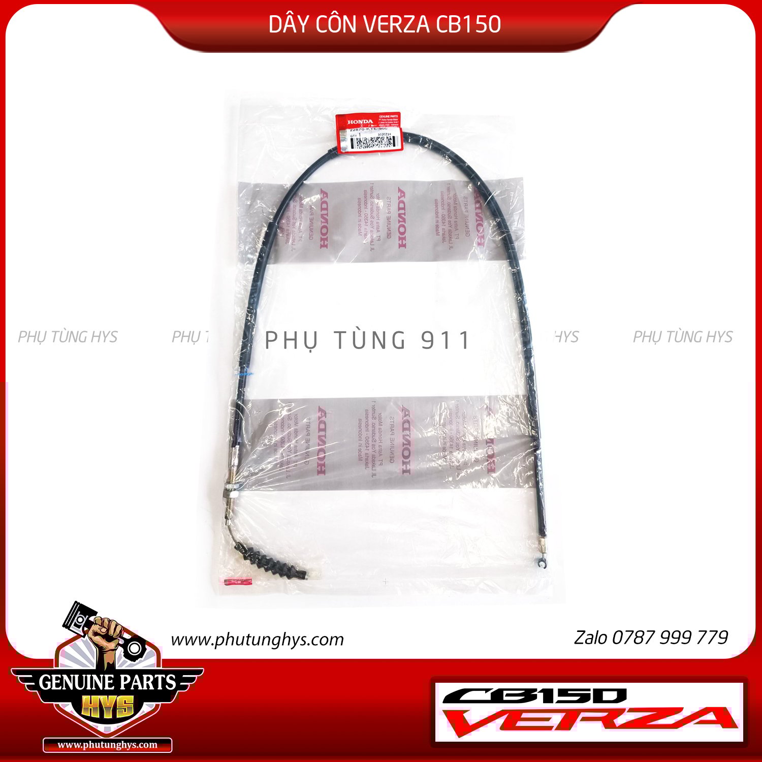DÂY CÔN VERZA CB150