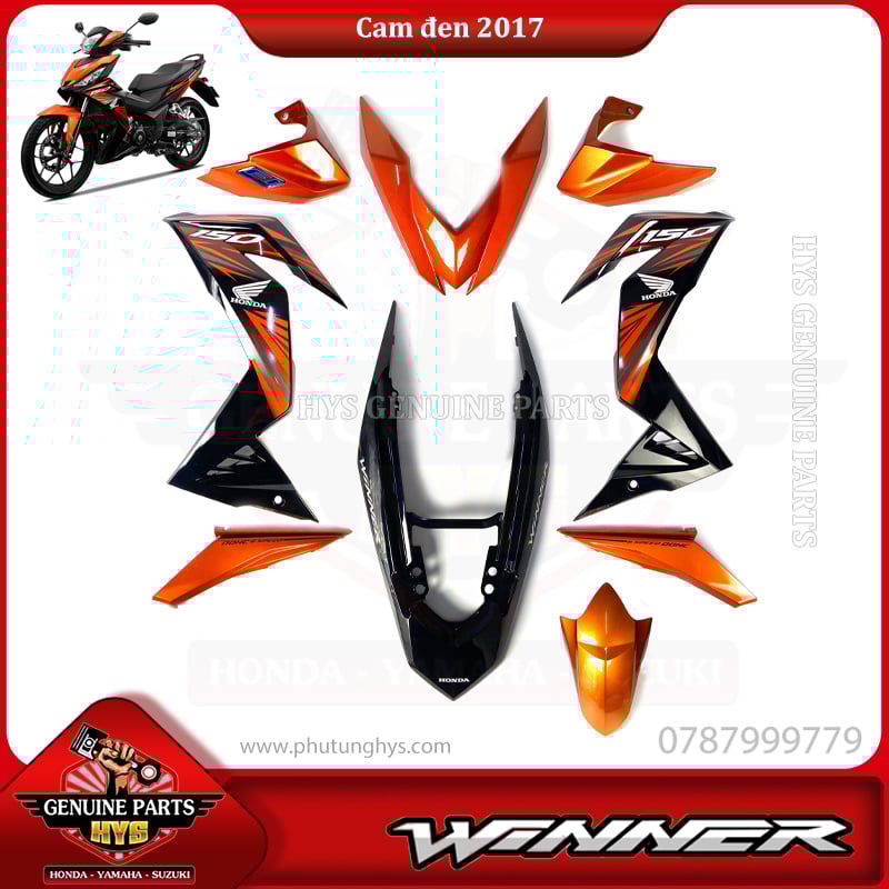 DÀN ÁO WINNER V1 CAM ĐEN 2017