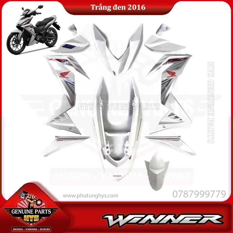 DÀN ÁO WINNER V1 TRẮNG ĐEN 2016