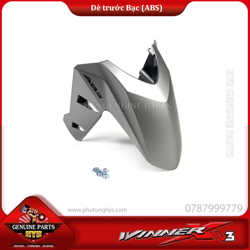 DÈ TRƯỚC WINNER X V3 BẠC (BẢN BẠC ĐEN XANH 2022 ABS)