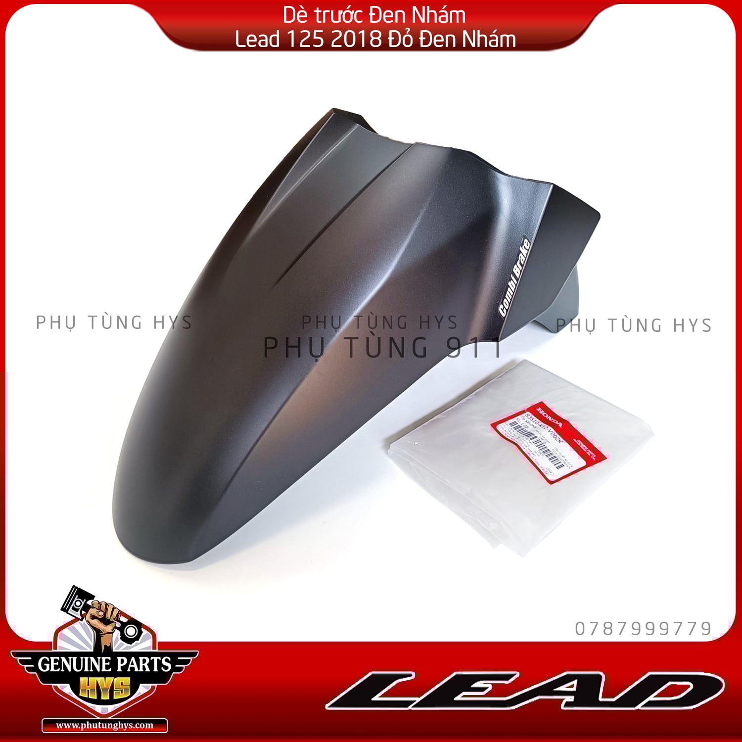 DÀN ÁO LEAD 125 2VAL ĐỎ ĐEN NHÁM KỈ NIỆM 10 NĂM (2018 - 2022) 16 MÓN