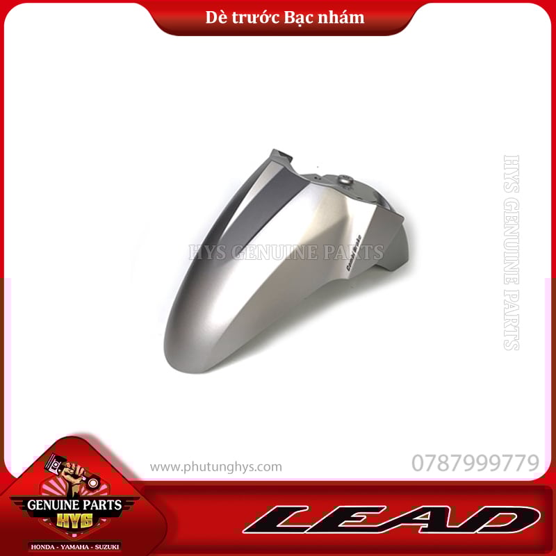 DÈ TRƯỚC LEAD 125 BẠC NHÁM