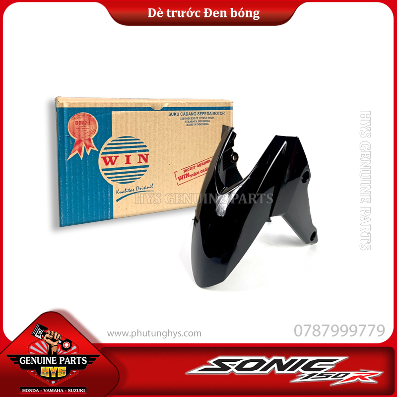 DÈ TRƯỚC SONIC ĐEN BÓNG (WIN)