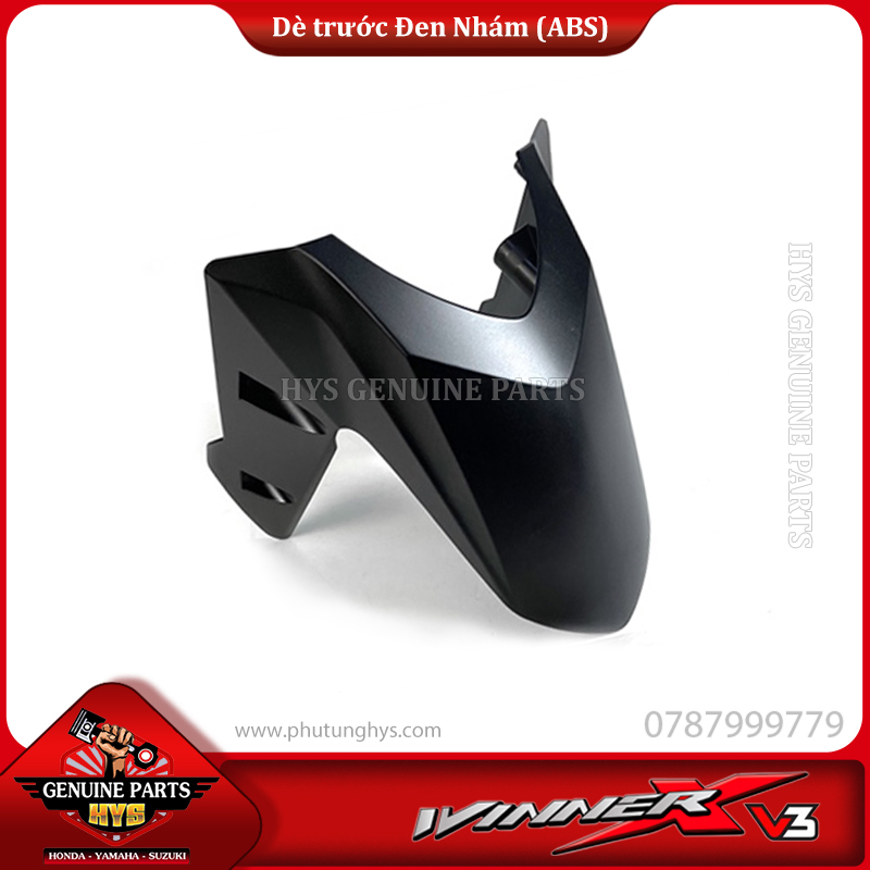 DÈ TRƯỚC WINNER X V3 ĐEN NHÁM (BẢN ĐEN VÀNG 2022 ABS)