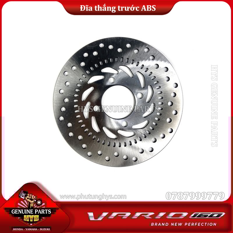 ĐĨA THẮNG VARIO 160 CLICK 160 K2S TRƯỚC (BẢN ABS)