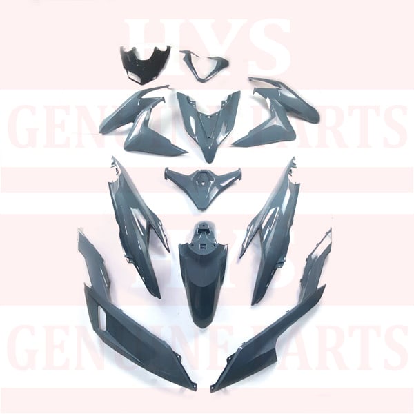 DÀN ÁO VARIO 2018 XÁM XI MĂNG (11 MÓN)