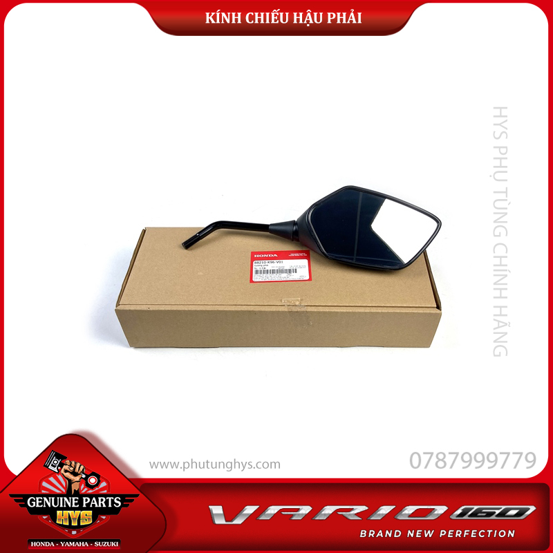 KÍNH CHIẾU HẬU VARIO 160 CLICK160 PCX PHẢI