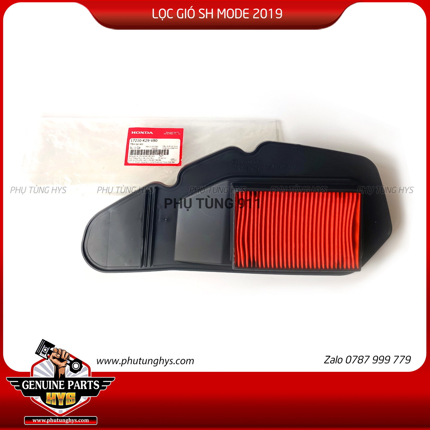 LỌC GIÓ SH MODE 2019