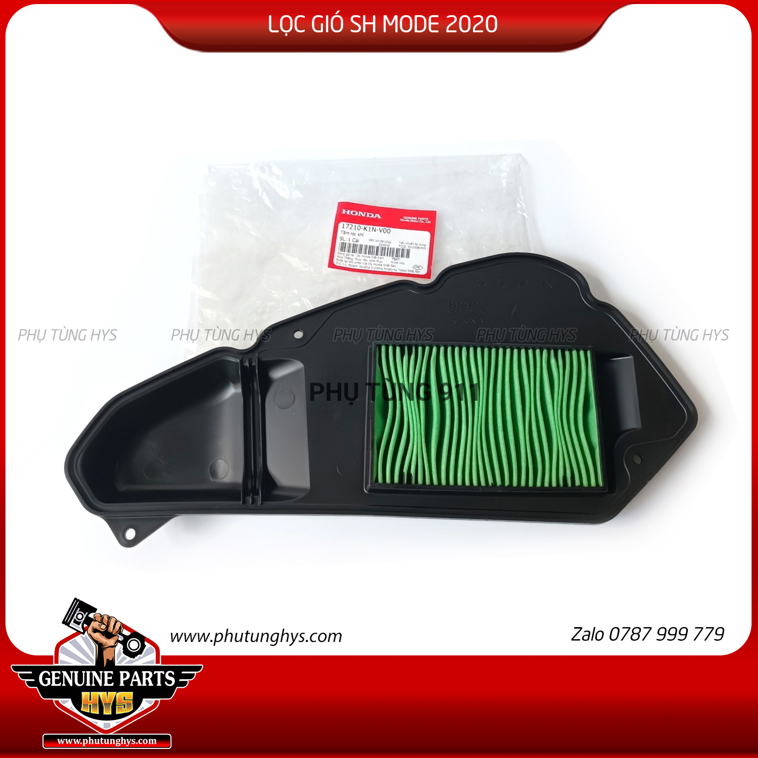 LỌC GIÓ SH MODE 2020