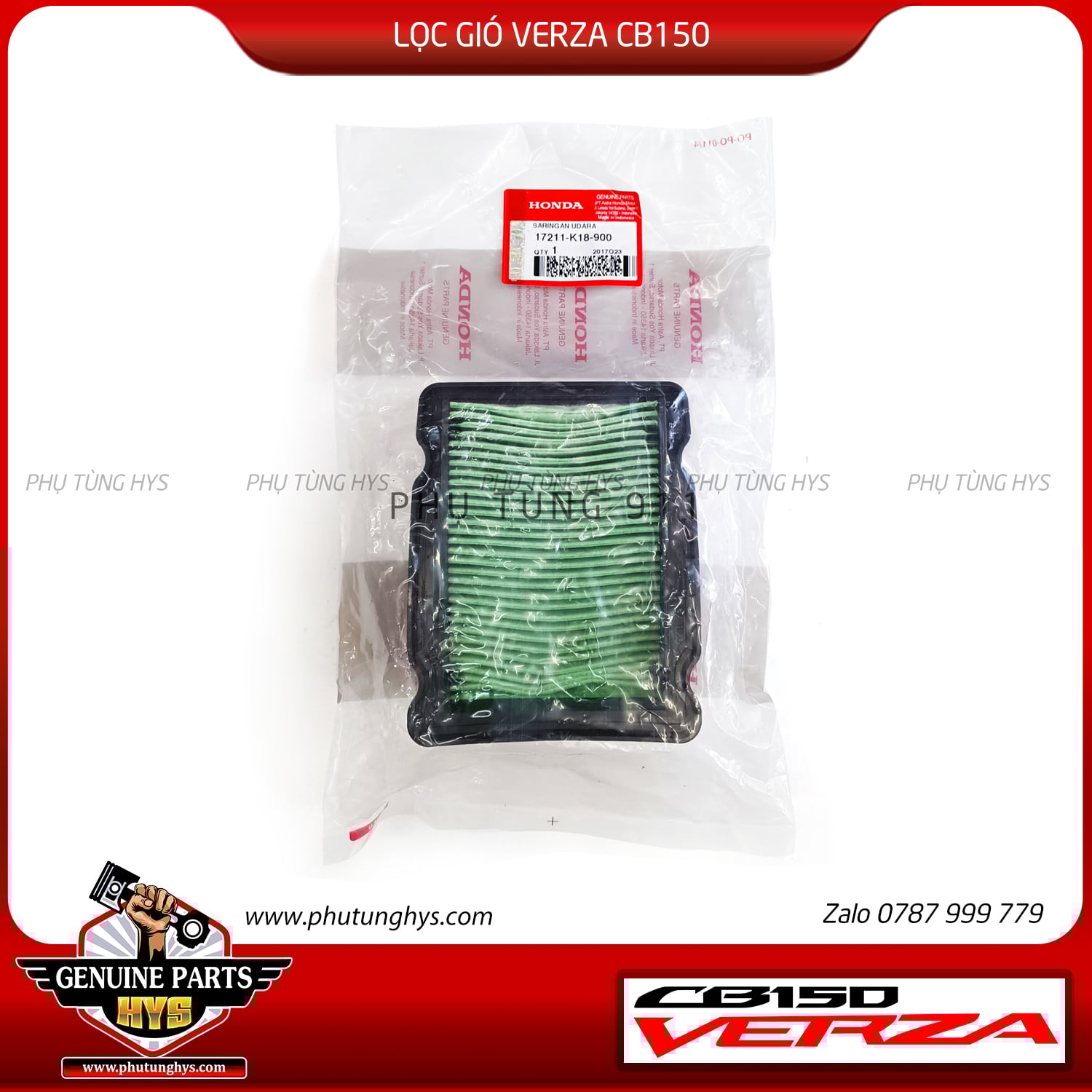 LỌC GIÓ VERZA CB150