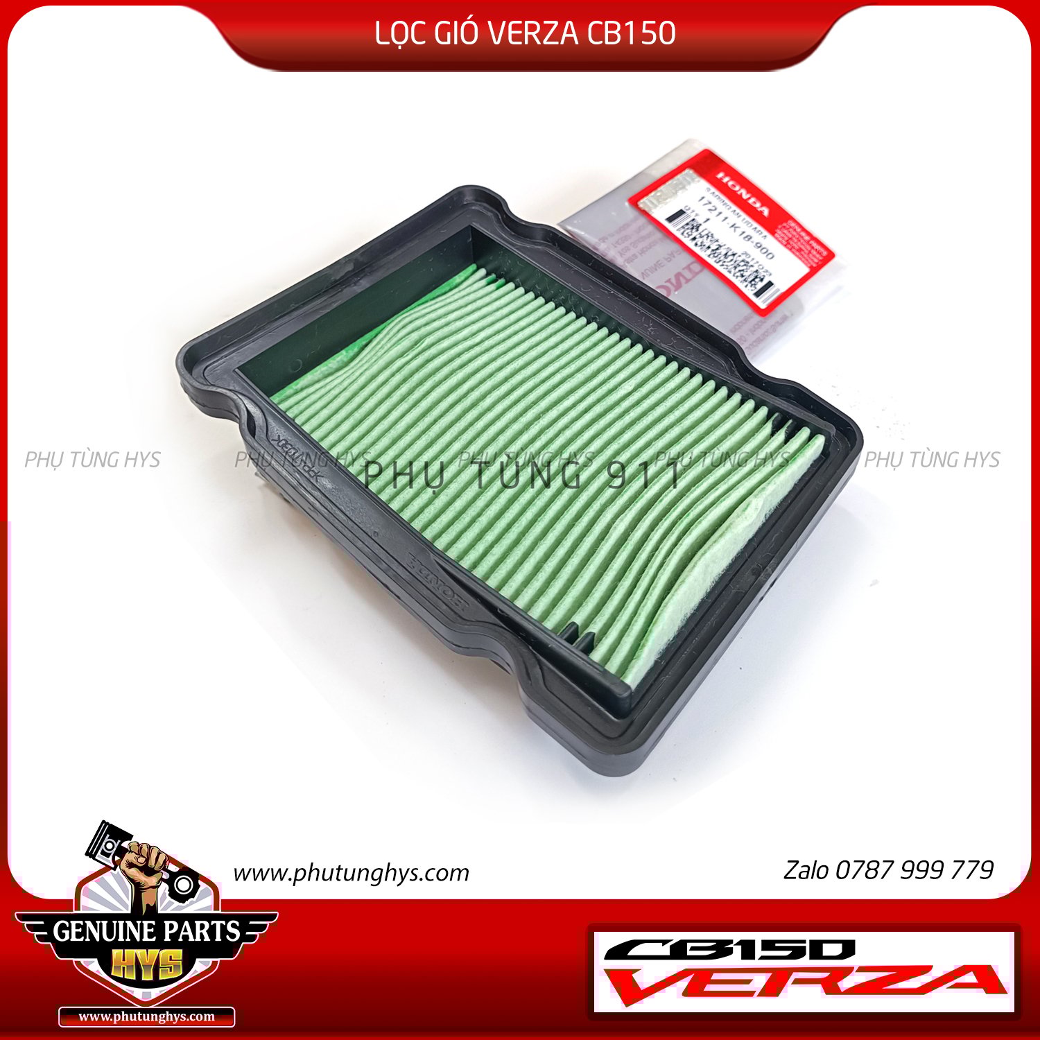 LỌC GIÓ VERZA CB150