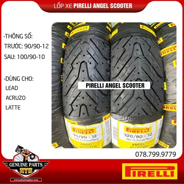 X 10 Pneumatico Pirelli Angel Scooter Rinforzato, Per Tutte