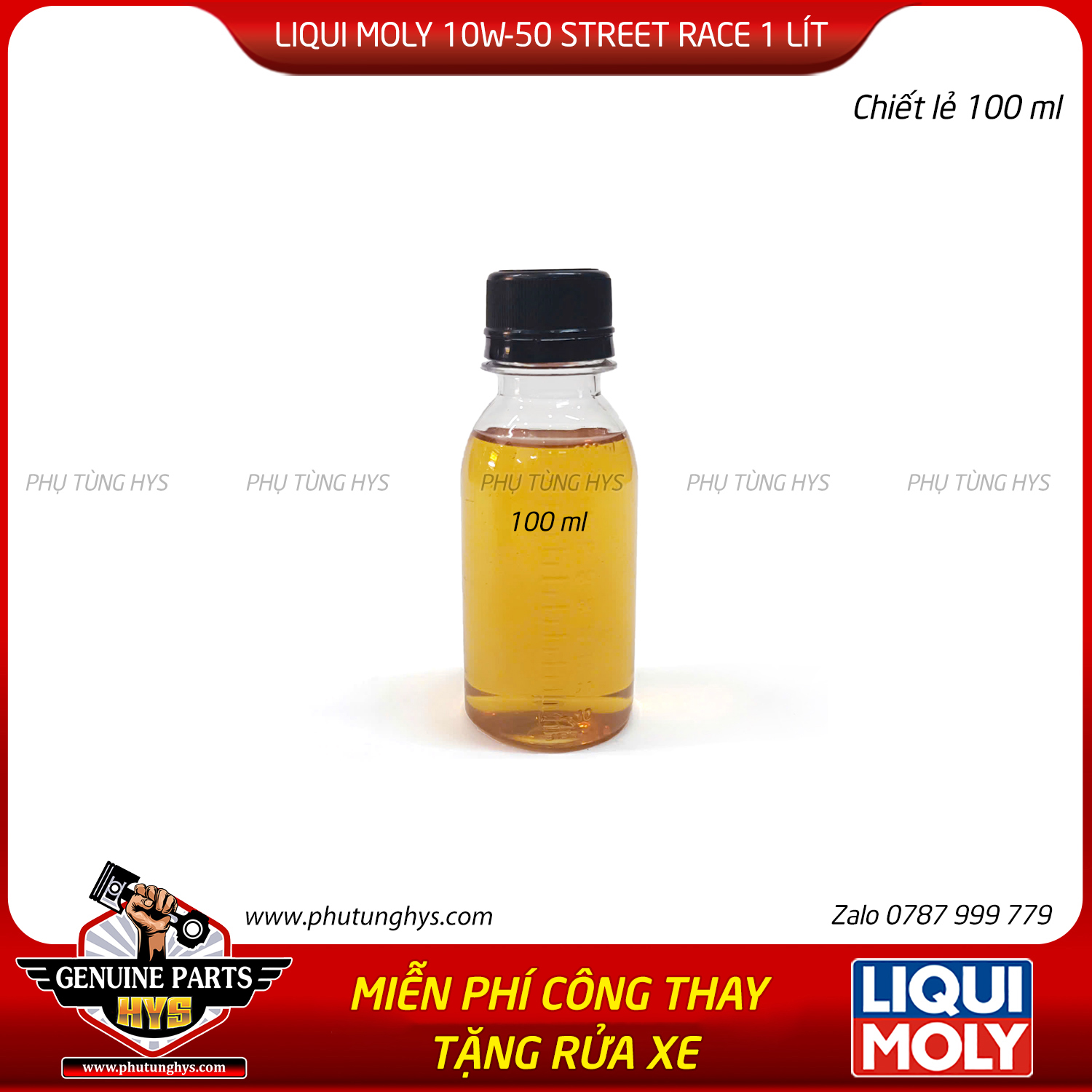 NHỚT LIQUI MOLY 10W50 STREET RACE 1LÍT