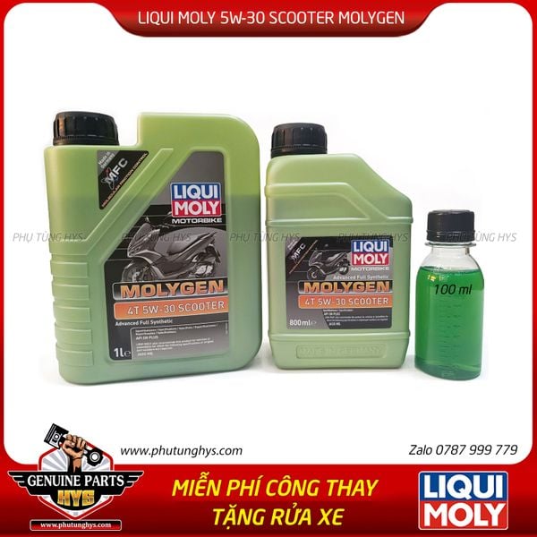 NHỚT LIQUI MOLY 5W30 MOLYGEN SCOOTER