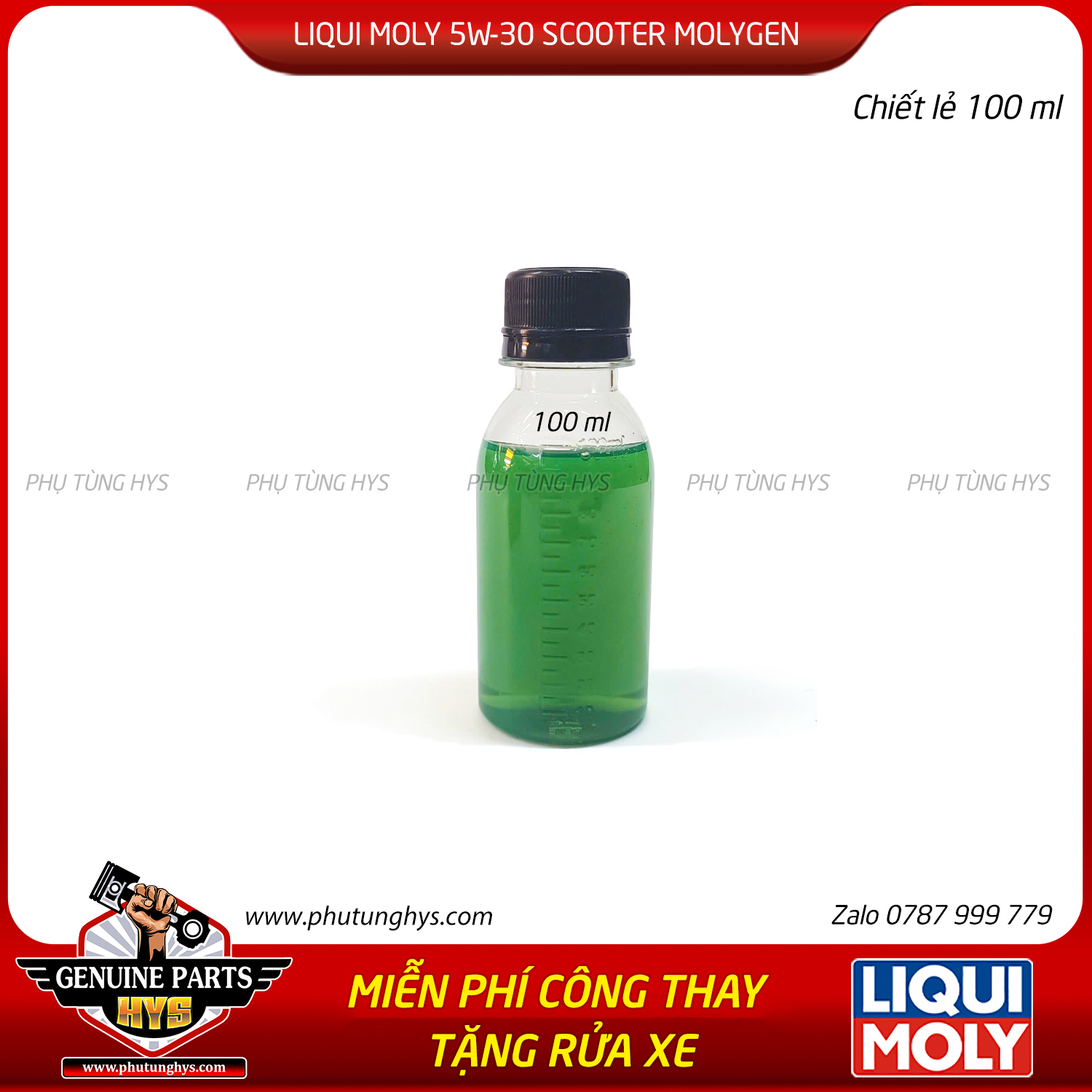 NHỚT LIQUI MOLY 5W30 MOLYGEN SCOOTER