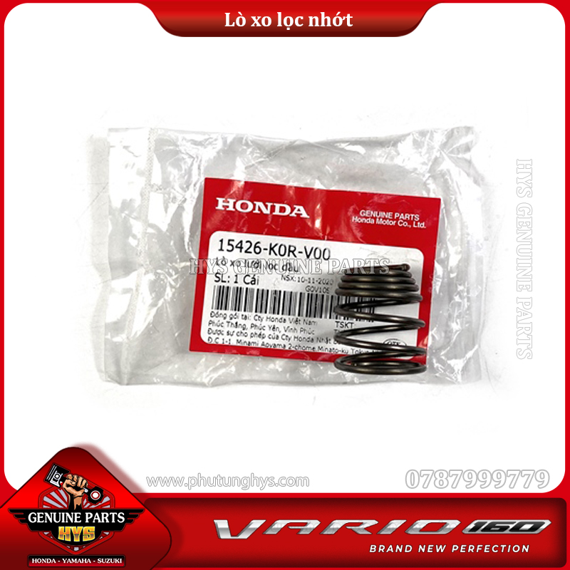 LÒ XO LỌC NHỚT VARIO 160 CLICK 160 K2S PCX 160 ADV 160