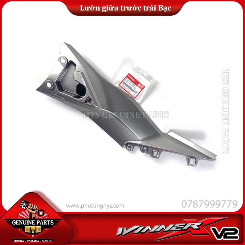 LƯỜN GIỮA PHÍA TRƯỚC WINNER X V2 TRÁI BẠC (BẢN ĐEN BẠC VÀNG ĐỒNG 2019 ABS)