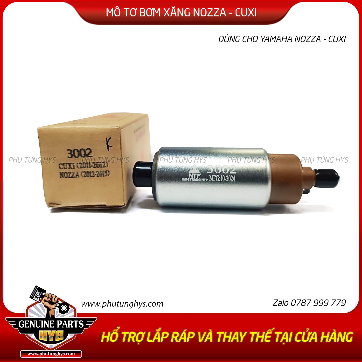 MÔ TƠ BƠM XĂNG CUXI -  NOZZA