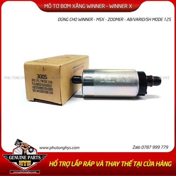 MÔ TƠ BƠM XĂNG AB110 2011 / AB125I / VARIO125 / SHMODE / SH150I 2012 / FUTURE FI / WINNER / MSX / ZOOMERX / SATRIAFI - RAIDERFI