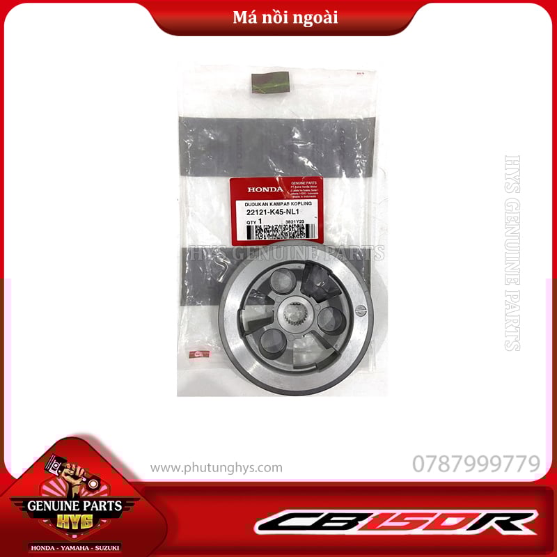 MÁ NỒI NGOÀI CBR 150R 2021 (NỒI CHỐNG TRƯỢT)