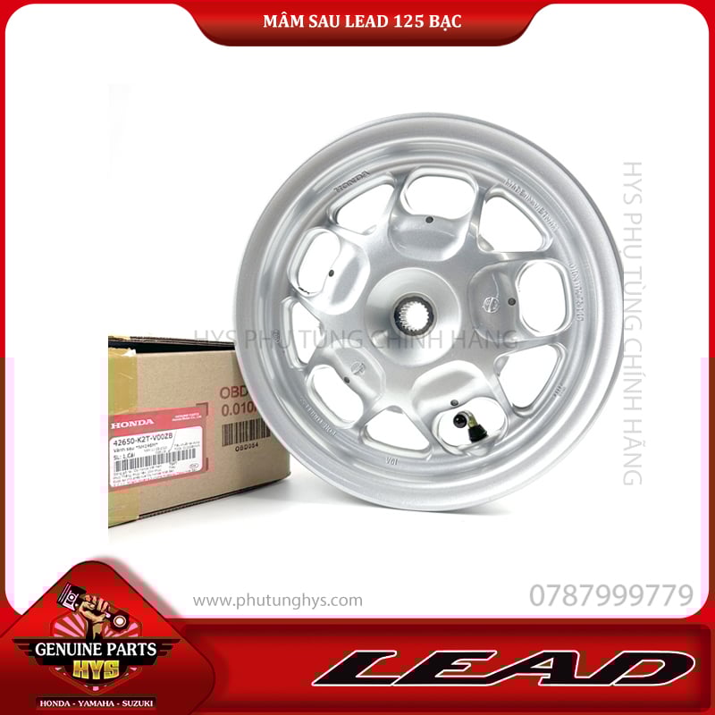 MÂM SAU LEAD 125 BẠC