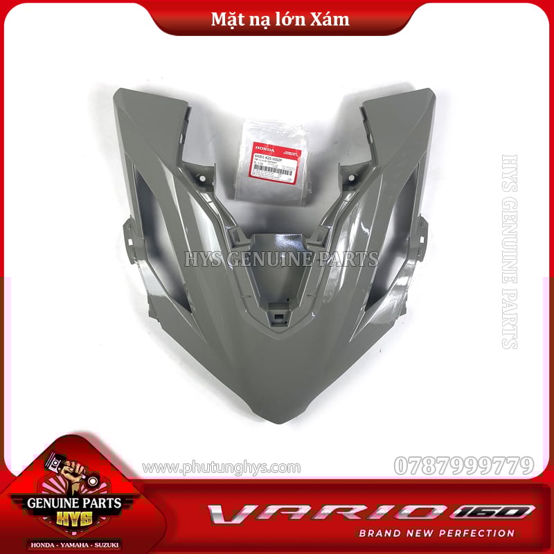 MẶT NẠ LỚN VARIO 160 CLICK 160 K2S XÁM