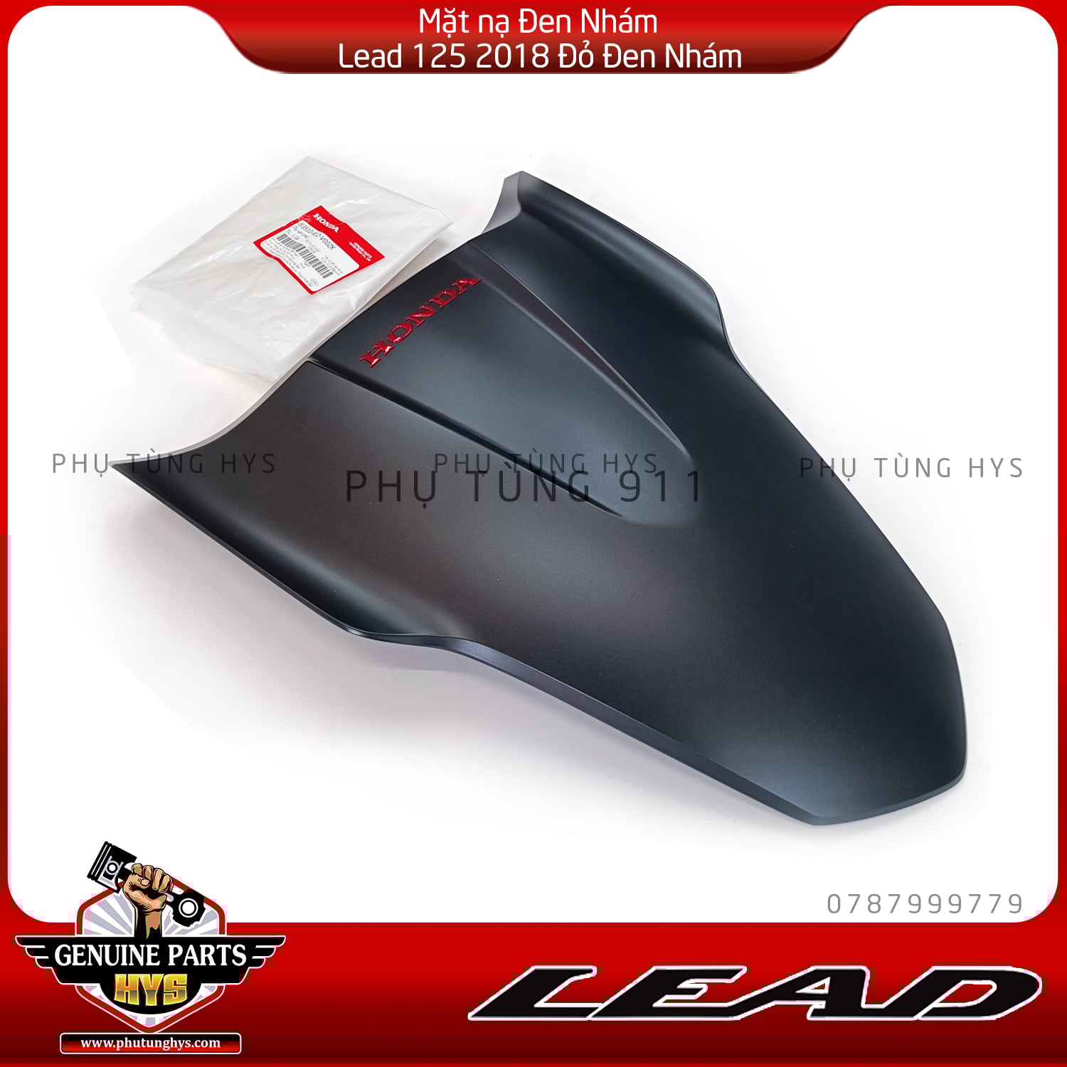 DÀN ÁO LEAD 125 2VAL ĐỎ ĐEN NHÁM KỈ NIỆM 10 NĂM (2018 - 2022) 16 MÓN