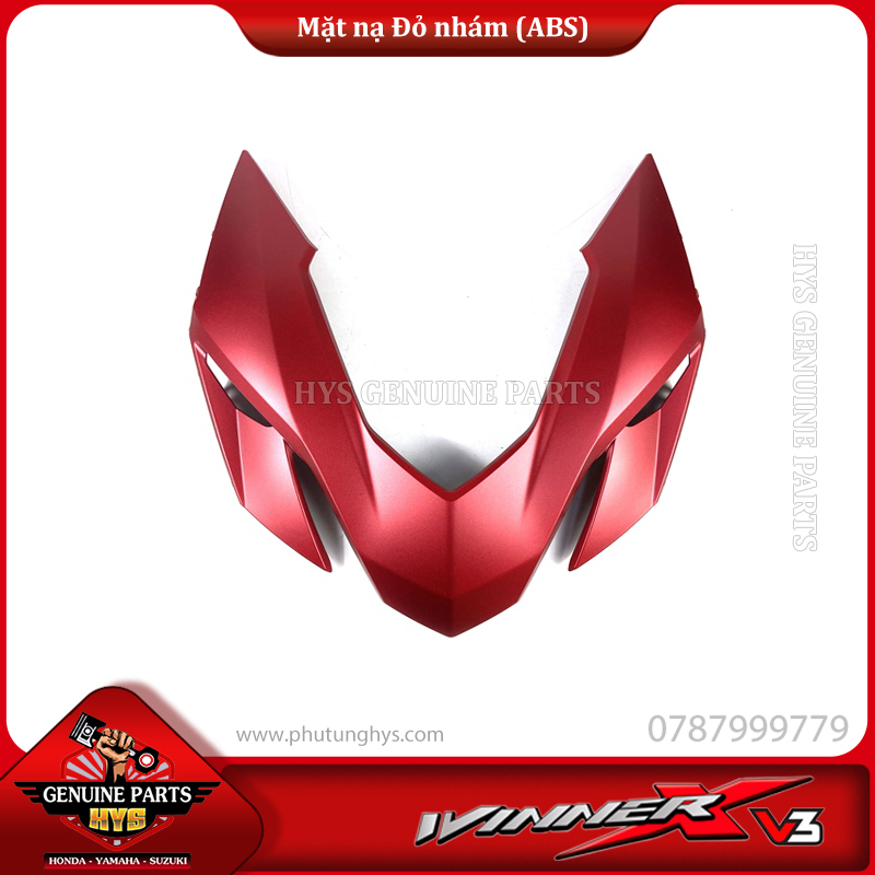 MẶT NẠ TRƯỚC WINNER X V3 ĐỎ NHÁM (BẢN ĐỎ ĐEN XANH 2022 ABS)