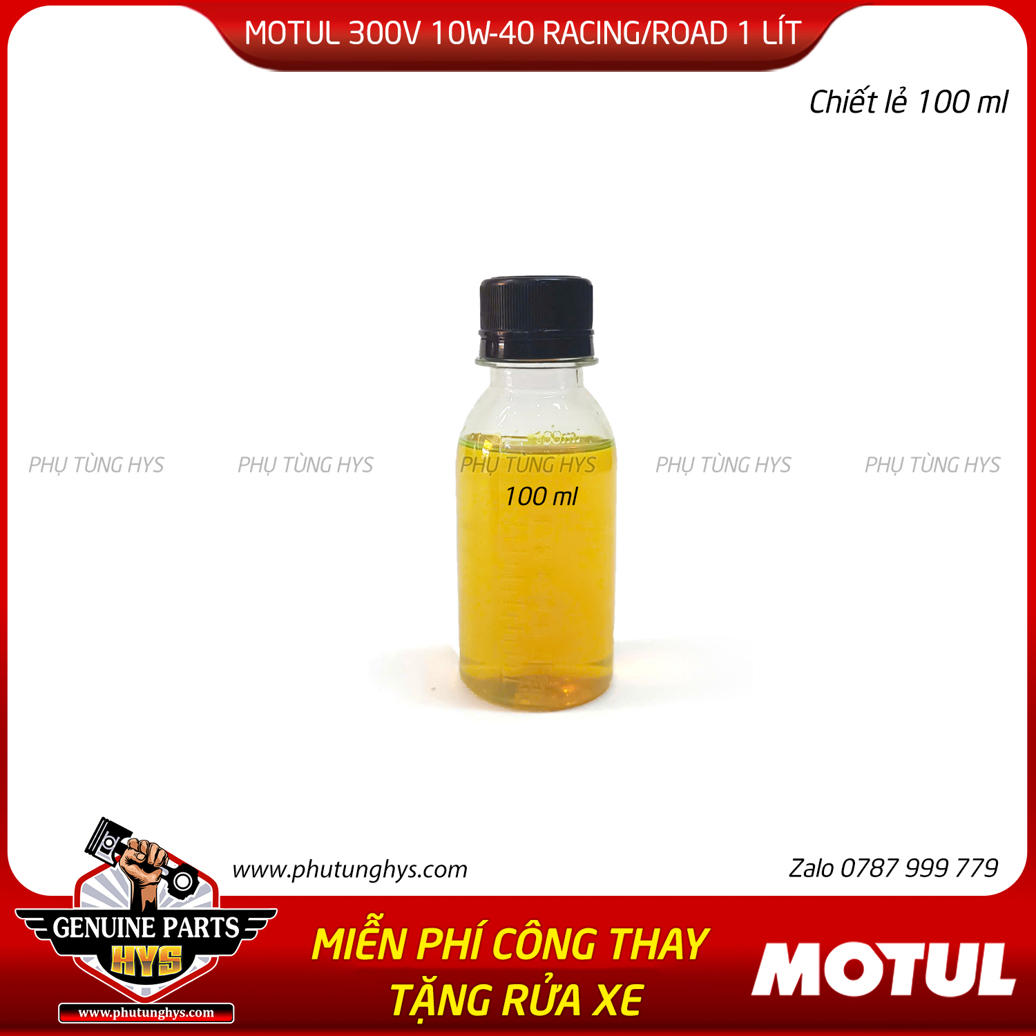 NHỚT MOTUL 300V ROAD RACING 10W40 1LÍT
