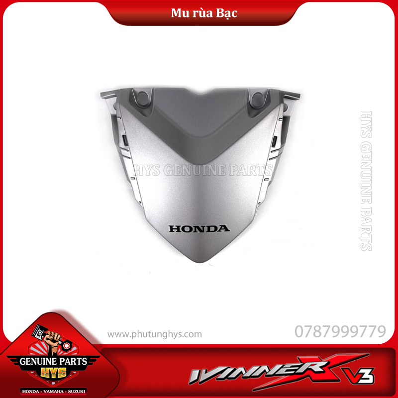 MU RÙA WINNER X V3 BẠC (BẢN BẠC ĐEN XANH 2022 ABS)