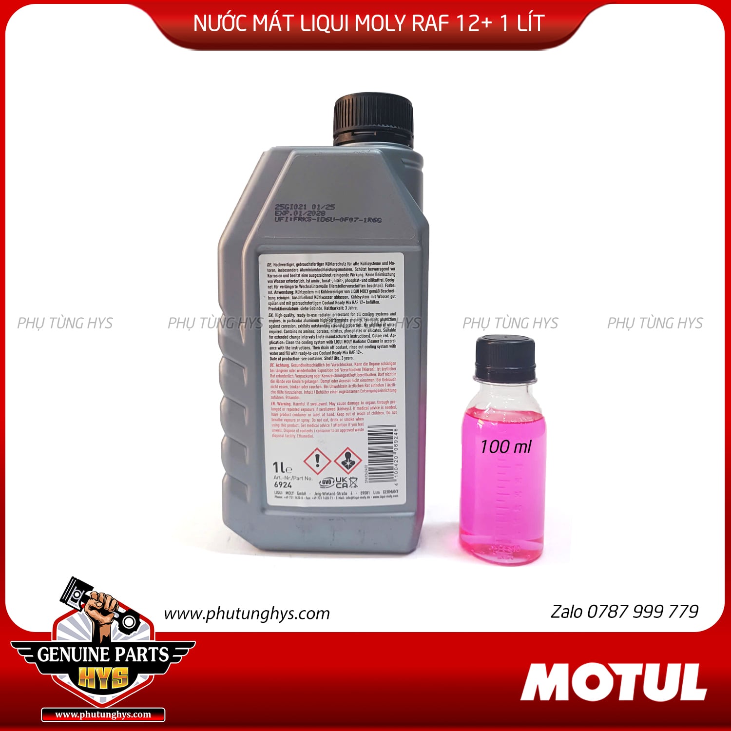 NƯỚC MÁT LIQUI MOLY RAF 12+ 1LÍT