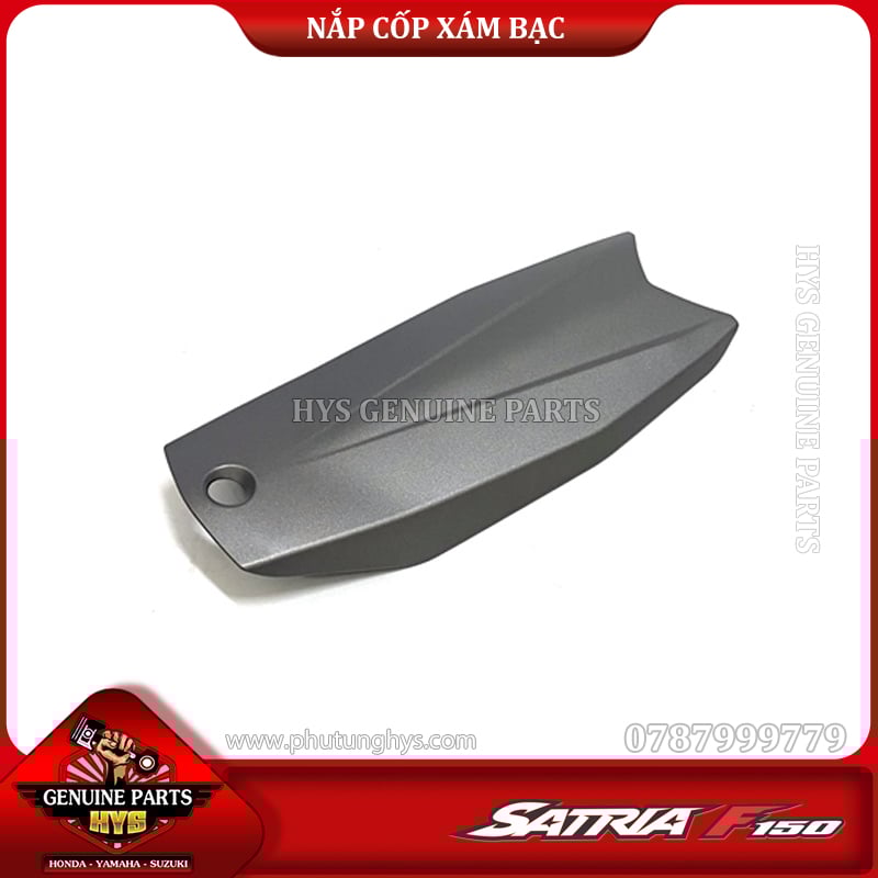 NẮP CỐP SATRIA FI XÁM BẠC