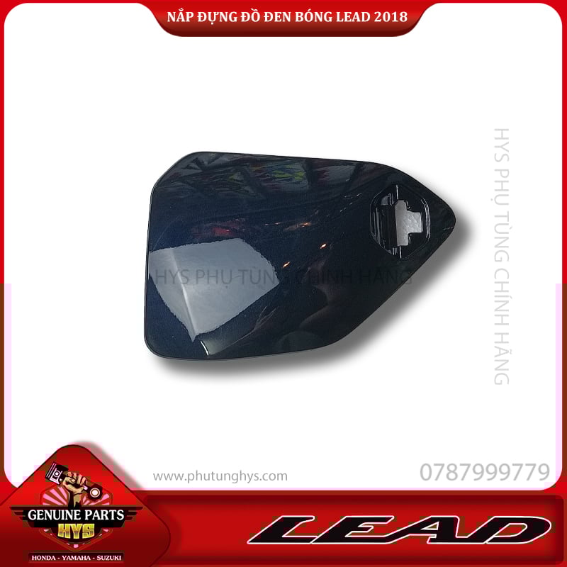 NẮP HỘP ĐỰNG ĐỒ TRƯỚC LEAD 125 2018 ĐEN BÓNG