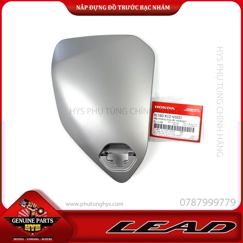 NẮP HỘP ĐỰNG ĐỒ TRƯỚC LEAD 125 BẠC NHÁM