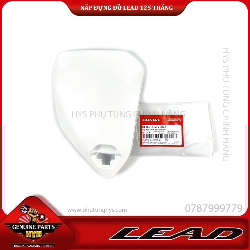 NẮP HỘP ĐỰNG ĐỒ TRƯỚC LEAD 125 TRẮNG