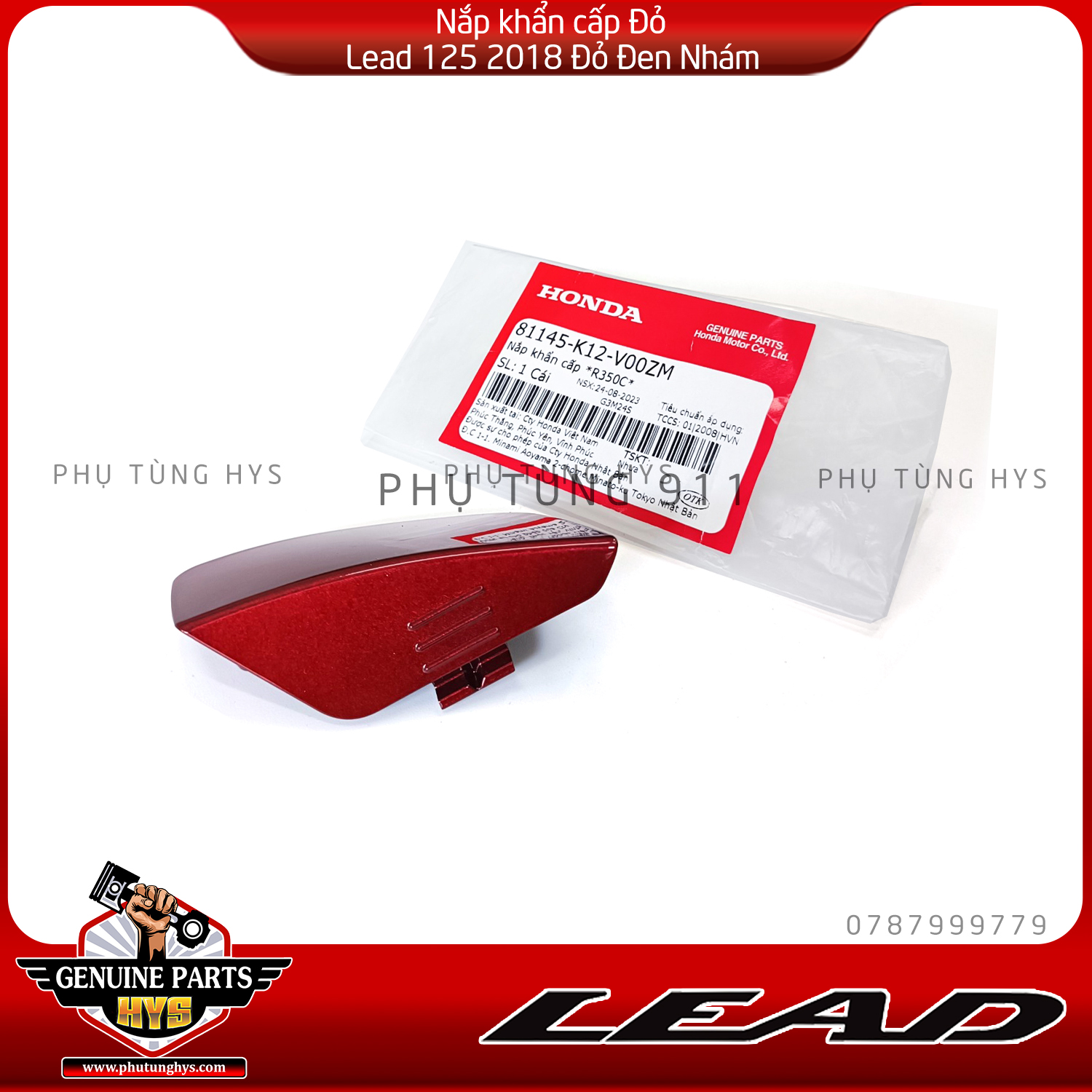 DÀN ÁO LEAD 125 2VAL ĐỎ ĐEN NHÁM KỈ NIỆM 10 NĂM (2018 - 2022) 16 MÓN