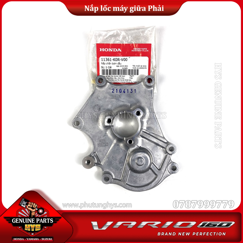 NẮP LỐC MÁY VARIO 160 CLICK 160 K2S ADV 160 PCX 160 GIỮA PHẢI