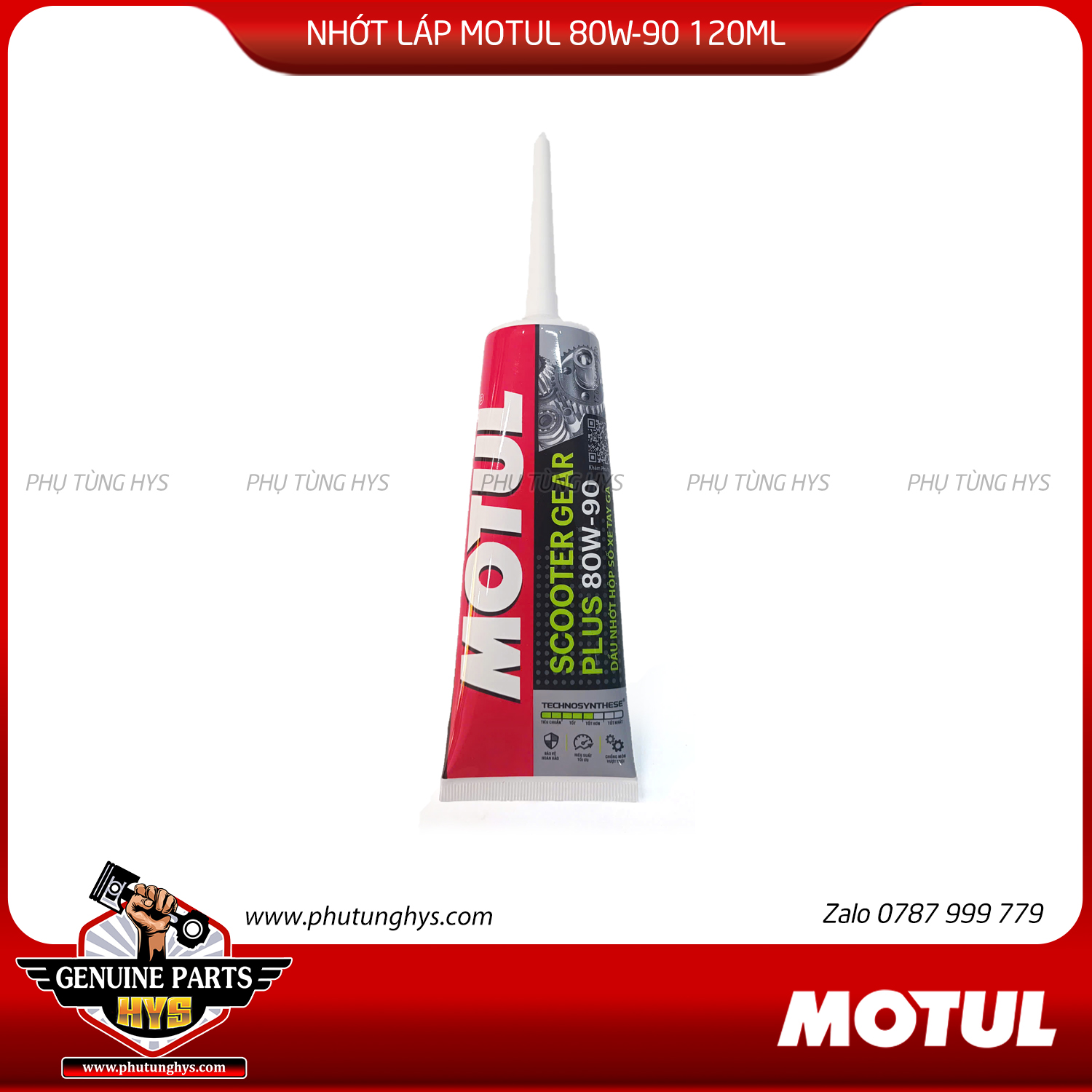 NHỚT LÁP MOTUL SCOOTER GEAR PLUS 80W-90 120ML