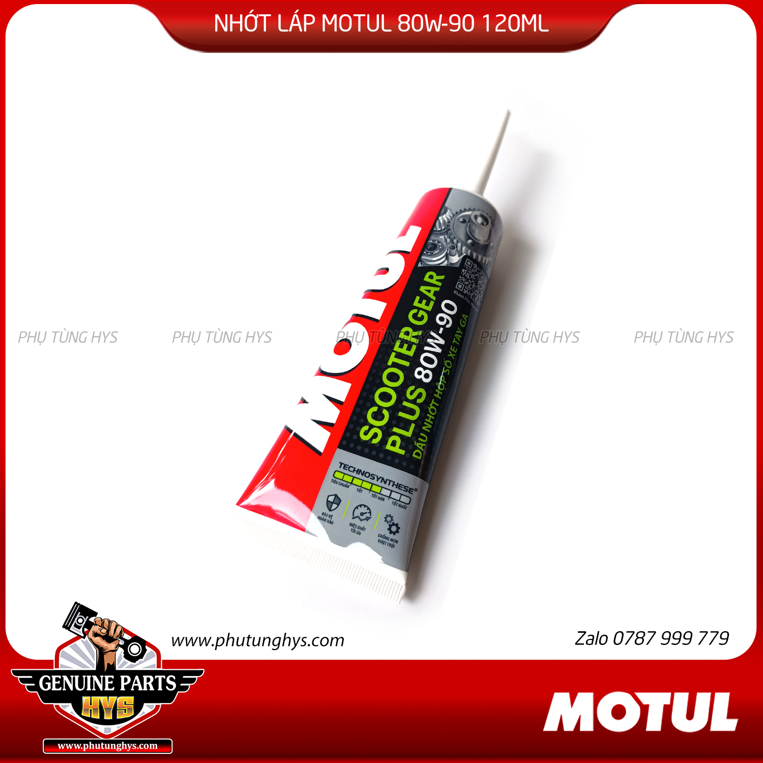NHỚT LÁP MOTUL SCOOTER GEAR PLUS 80W-90 120ML