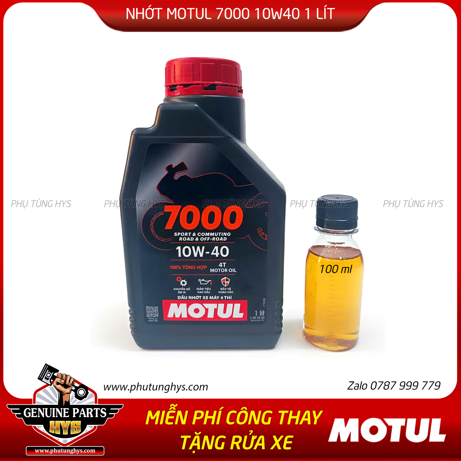 NHỚT MOTUL 7000 10W40 1LÍT
