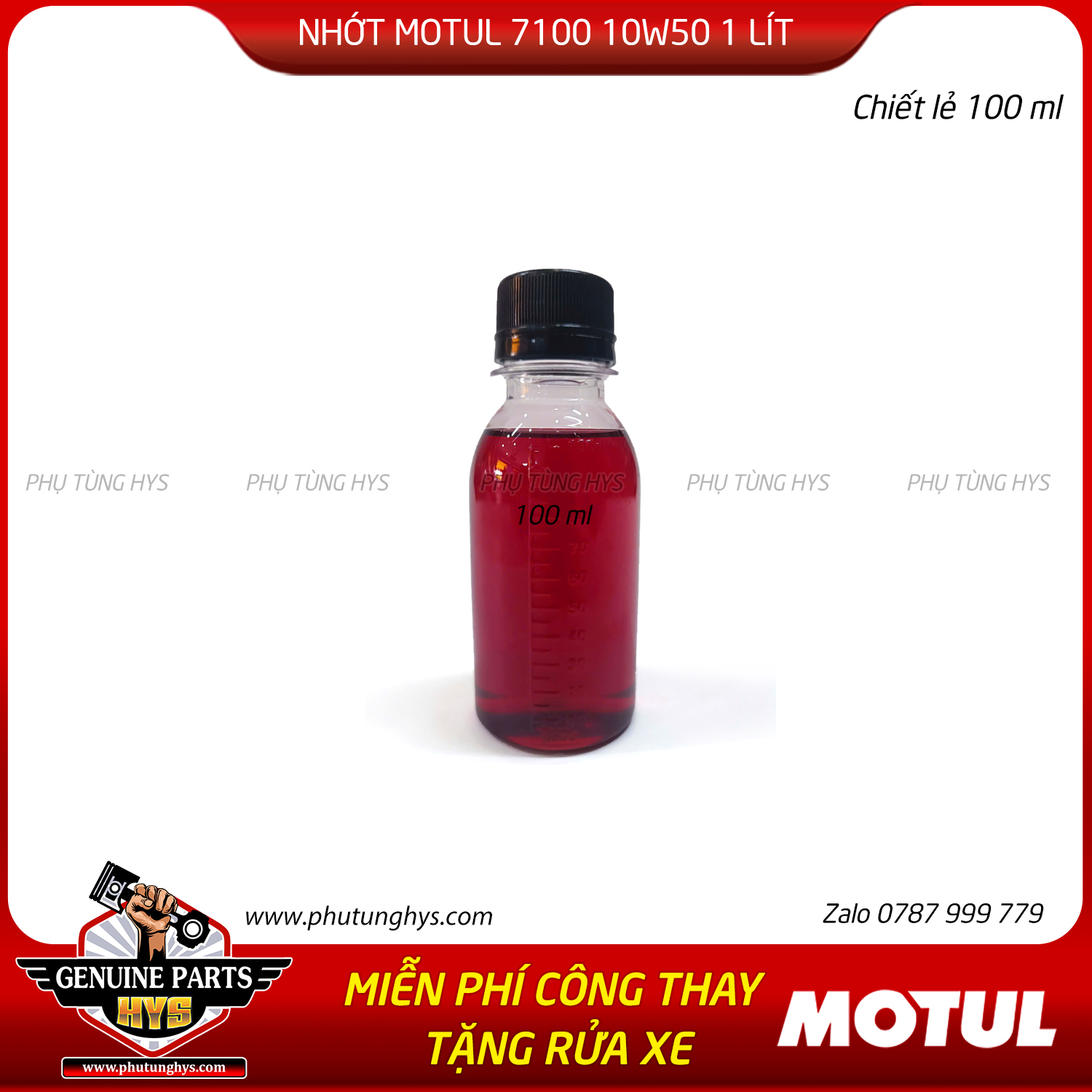 NHỚT MOTUL 7100 10W50 1LÍT
