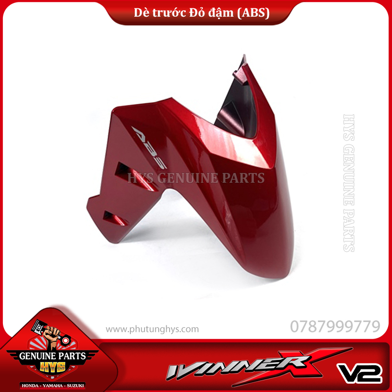 DÈ TRƯỚC WINNER X V2 V3 ĐỎ ĐẬM (BẢN ĐỎ BẠC ĐEN 2019 ABS) (BẢN ĐỎ ĐEN BẠC 2020 ABS)