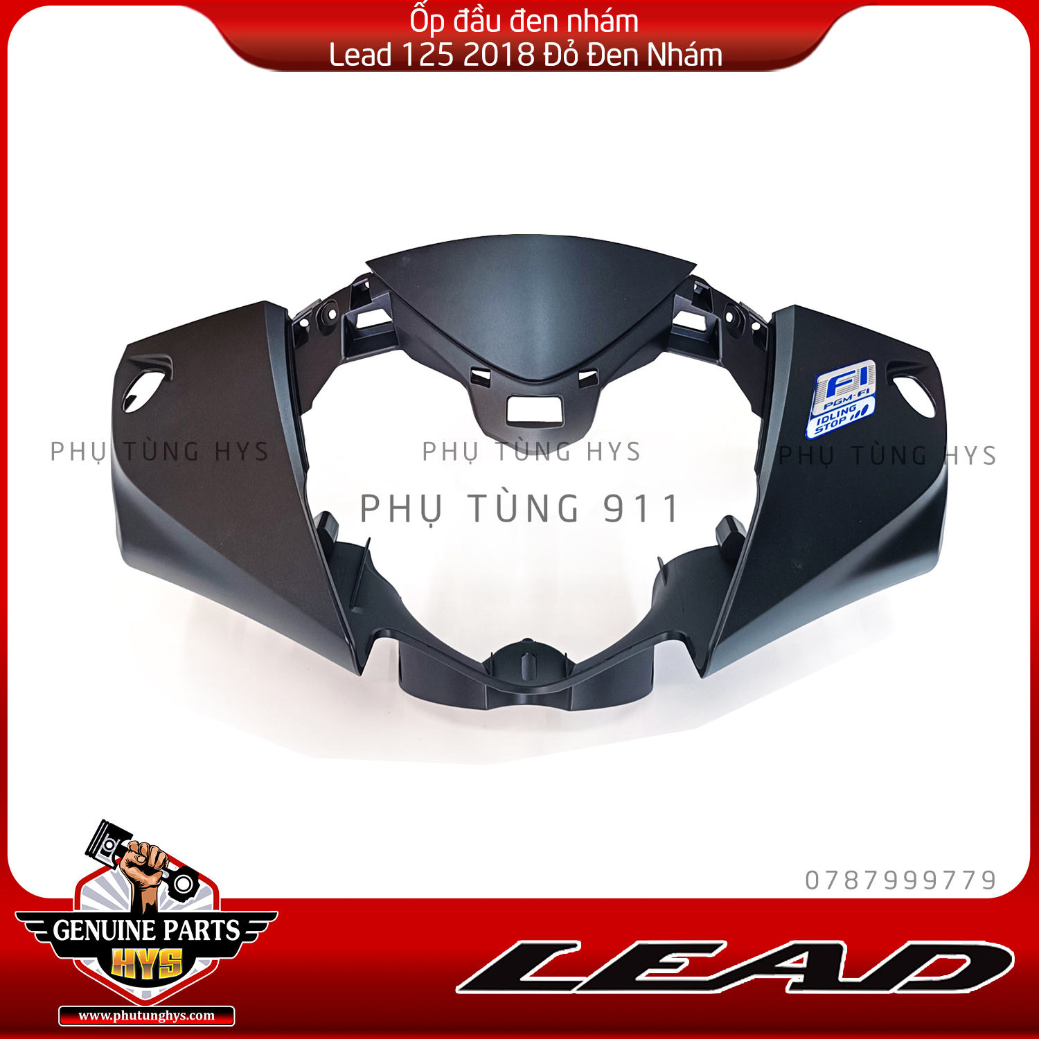 DÀN ÁO LEAD 125 2VAL ĐỎ ĐEN NHÁM KỈ NIỆM 10 NĂM (2018 - 2022) 16 MÓN