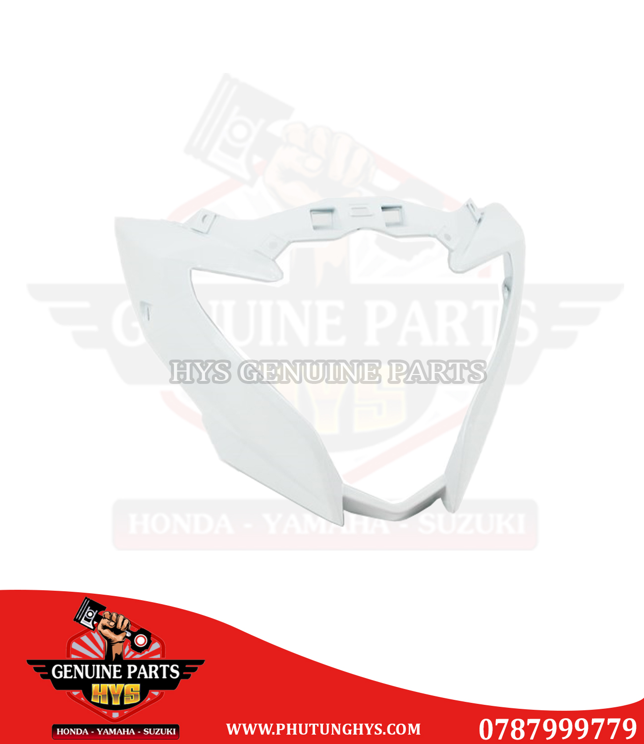 ỐP ĐẦU SATRIA FU 2014 TRẮNG