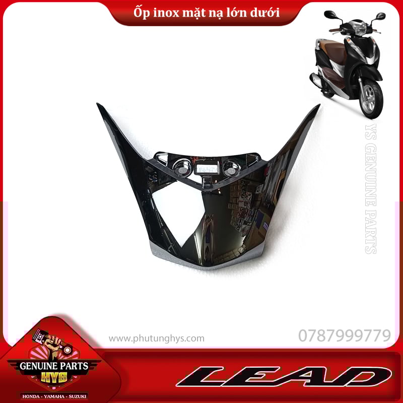 ỐP MẶT NẠ LỚN PHÍA DƯỚI LEAD 125 CHROME