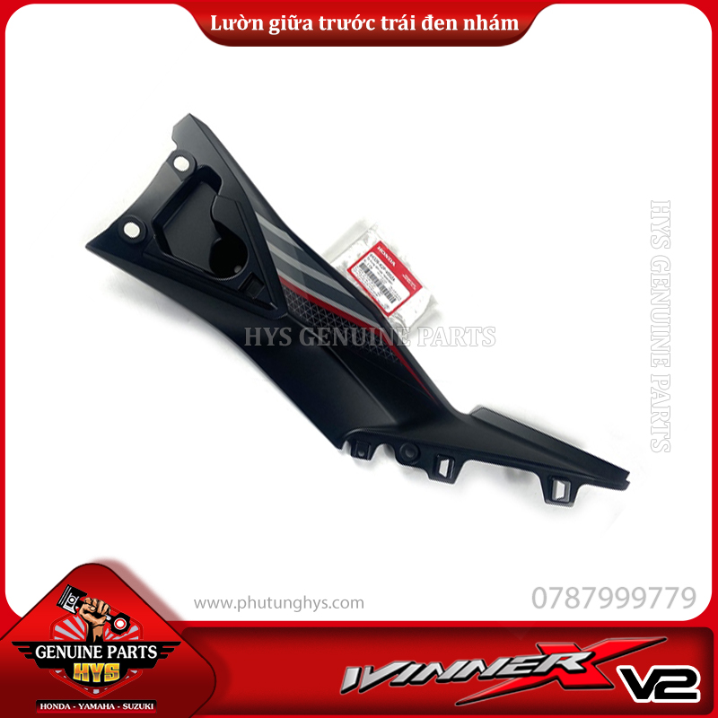 LƯỜN GIỮA PHÍA TRƯỚC WINNER X V2 TRÁI ĐEN NHÁM (BẢN BẠC ĐEN ĐỎ 2020 ABS)