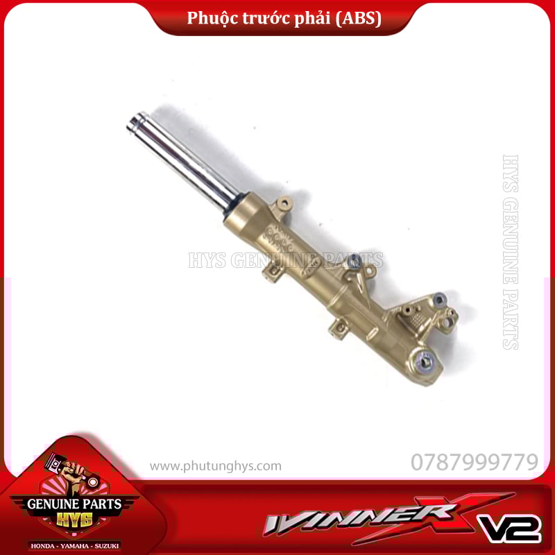 PHUỘC TRƯỚC WINNER X V2 PHẢI VÀNG (BẢN ABS)