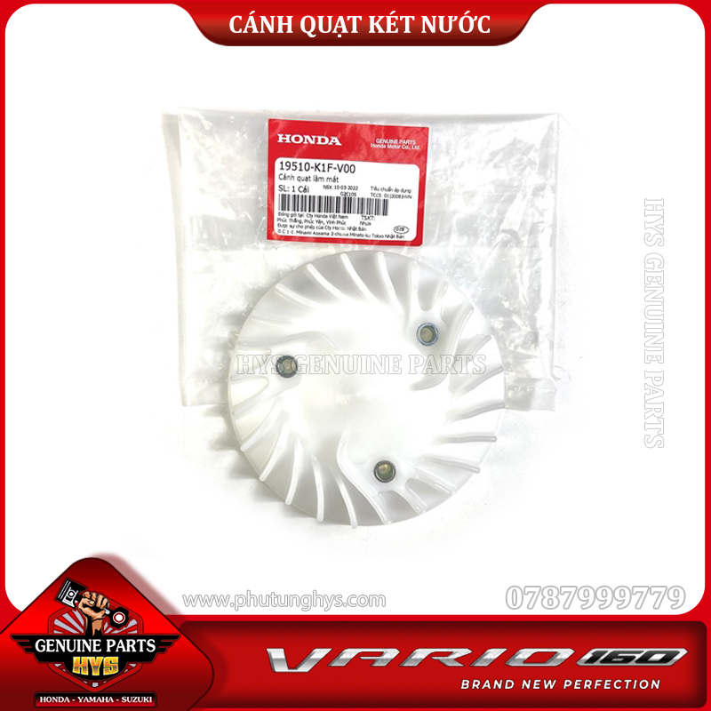 QUẠT KÉT NƯỚC VARIO 160 CLICK 160 K2S PCX