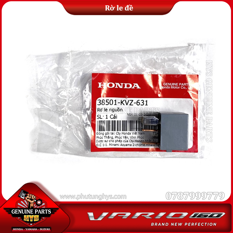 RỜ LE NGUỒN VARIO 160 CLICK 160 K2S VARIO 2017 VARIO 2018 ADV PCX SONIC CBR